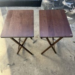 2 Foldable Tv Tables 