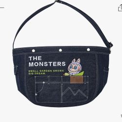 THE MONSTERS FALL IN WILD SERIES- Denim Messenger Bag