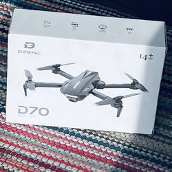 Brand New  DEERC Drone with Camera, D70 Drones with Camera for Adults 1080P HD