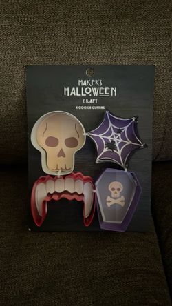Halloween craft cookie cutters set of 4 new