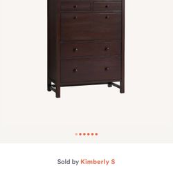 Pottery Barn Farmhouse 40" Secretary Desk Espresso