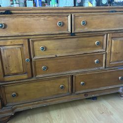 Vintage Dresser Solid Wood