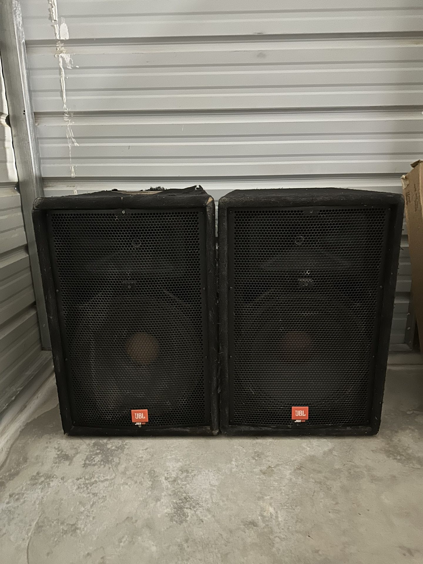 Jrx 100 speakers with audio boxes 