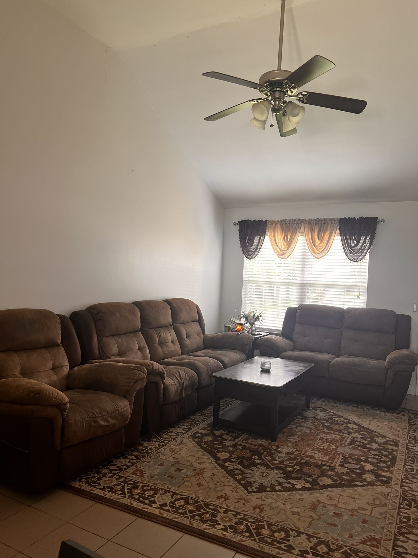 Power Recliner Sofa Set 