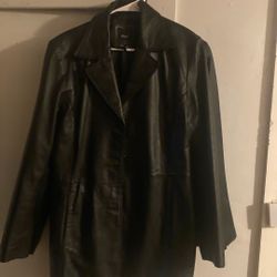Leather Blazer Jacket