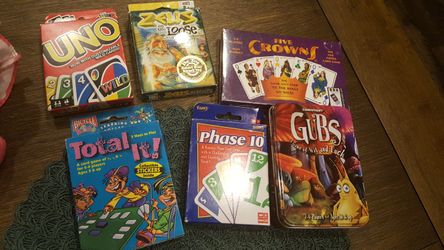 New card games, each