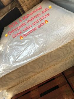 Brand new orthopedic mattress and box spring