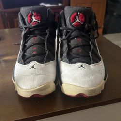 Jordan 6 Rings Black White Gym Red 2020 Size 10 