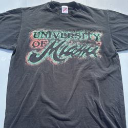 Vintage University Of Miami