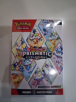 Prismatic evolutions booster bundle pokemon tcg