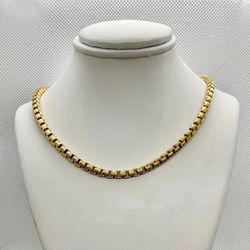 10kt 40gram Box Chain Solid Gold 