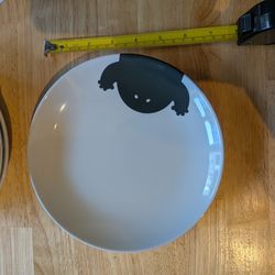 Ikea Kustfyr Ghost Plates (set of four)
