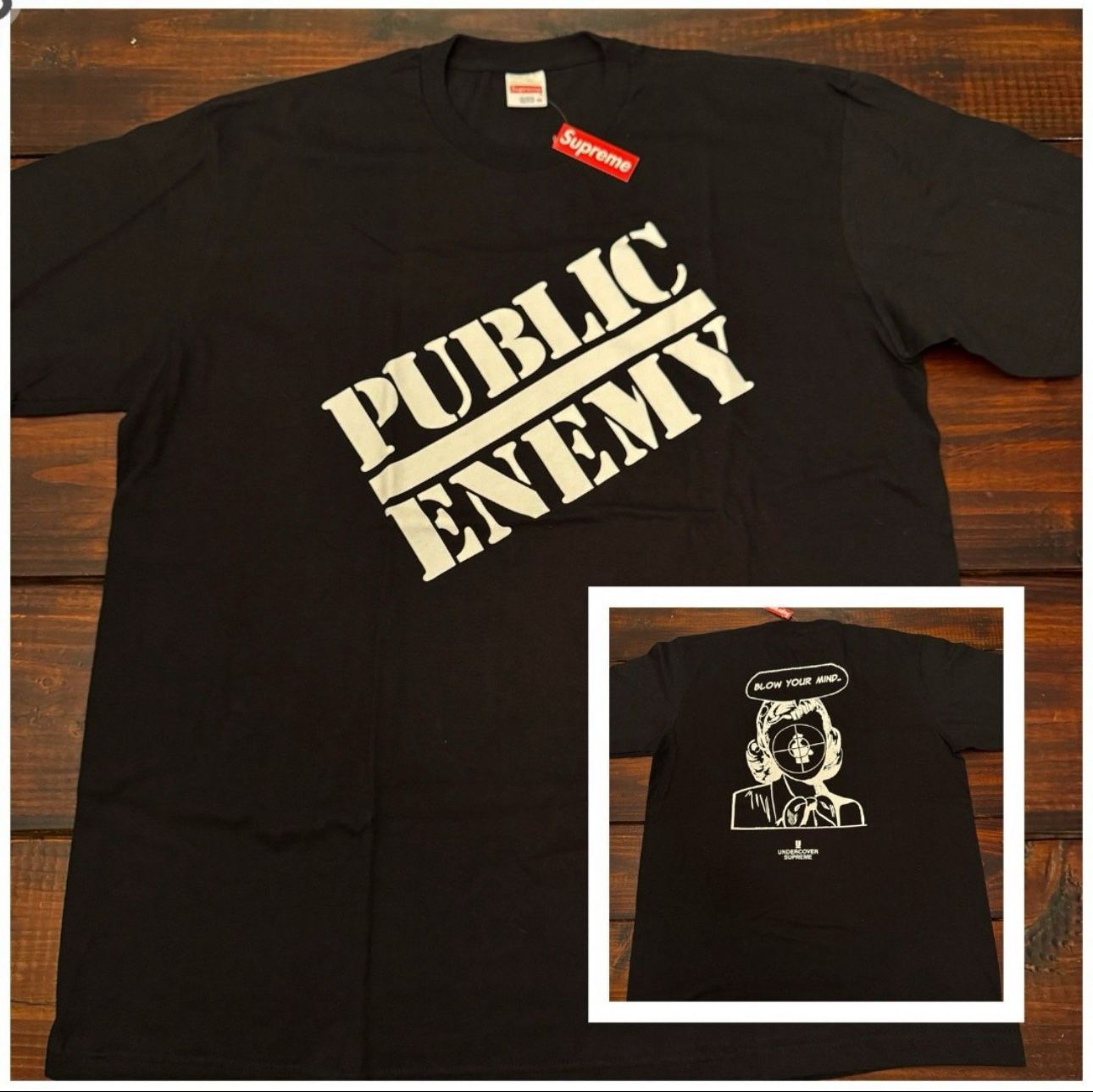 Supreme UNDERCOVER Public Enemy Blow Your Mind Tee