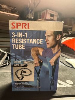 SPRI 3-in-1 Resistance Tube Set