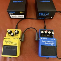 Boss Pedals - Stomp Box $60 (1) $100 For Both