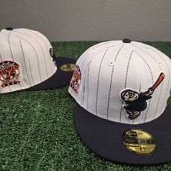 San Diego Padres Fitted Pinstripe Size 7 1/2 & 7 5/8