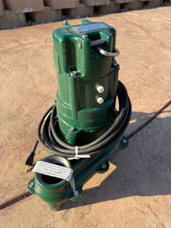 Zoeller N270 1 HP Sewage Ejector Pump Water Pump with 20-ft Cord