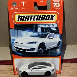 Matchbox / Tesla Model S / White