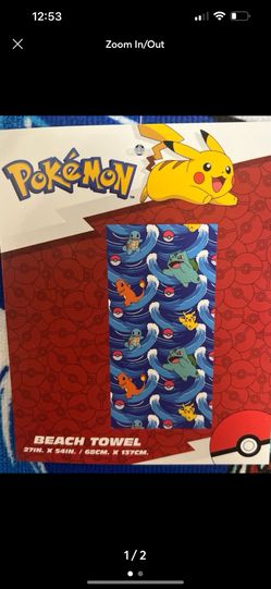 Pokémon ( Pikachu ) Beach Towel