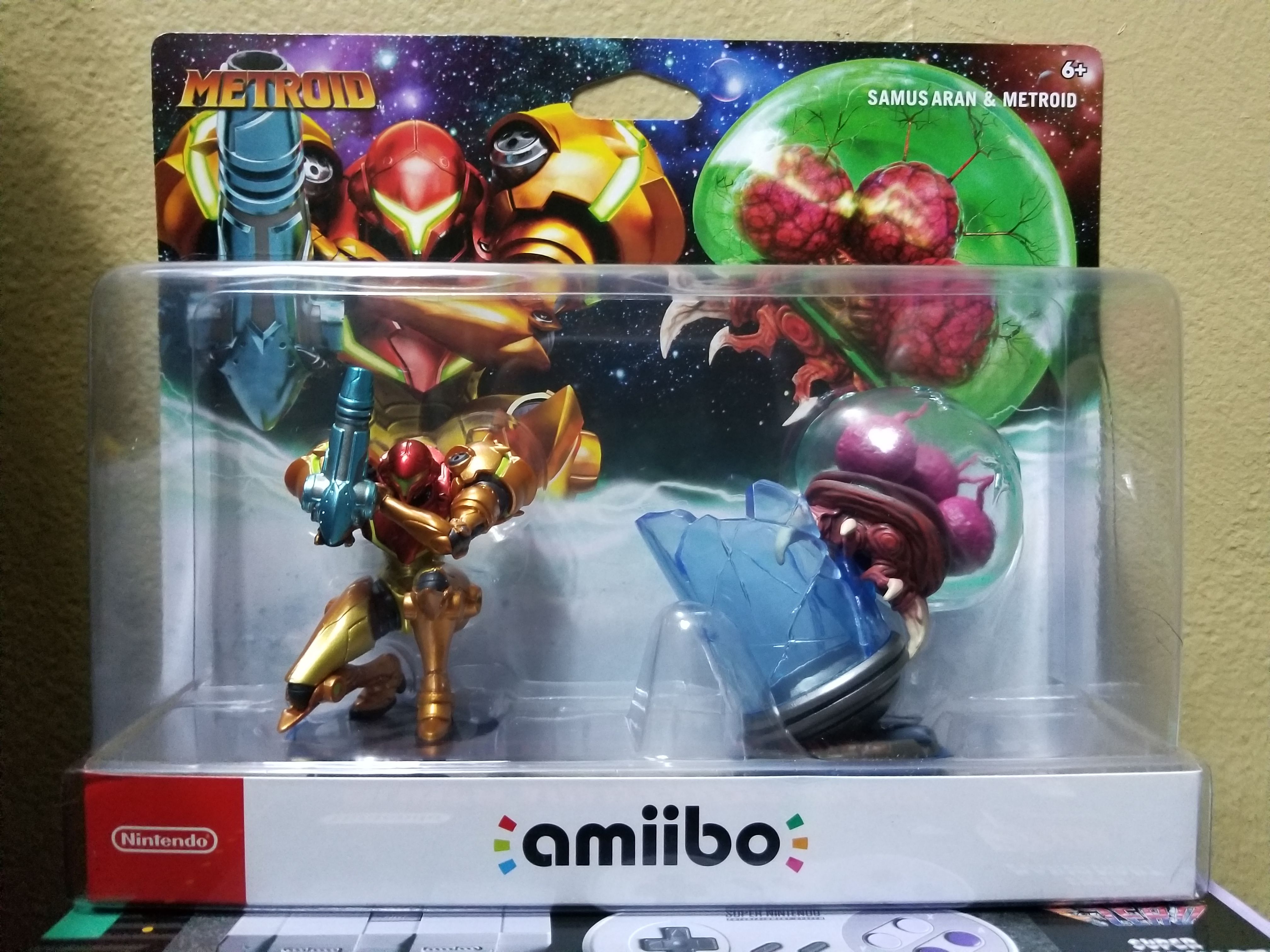 Samus Aran & Metroid Amiibo 2-Pack RARE. for Nintendo 3ds Switch Wii U sold out!