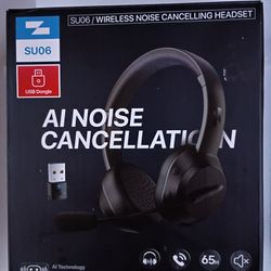 AI Noise Cancelling Headphones Brand New!