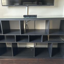 Massive Shelving Unit w/ Glass Top