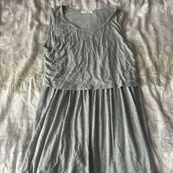 Grey Bearsland Size Medium Breastfeeding Top