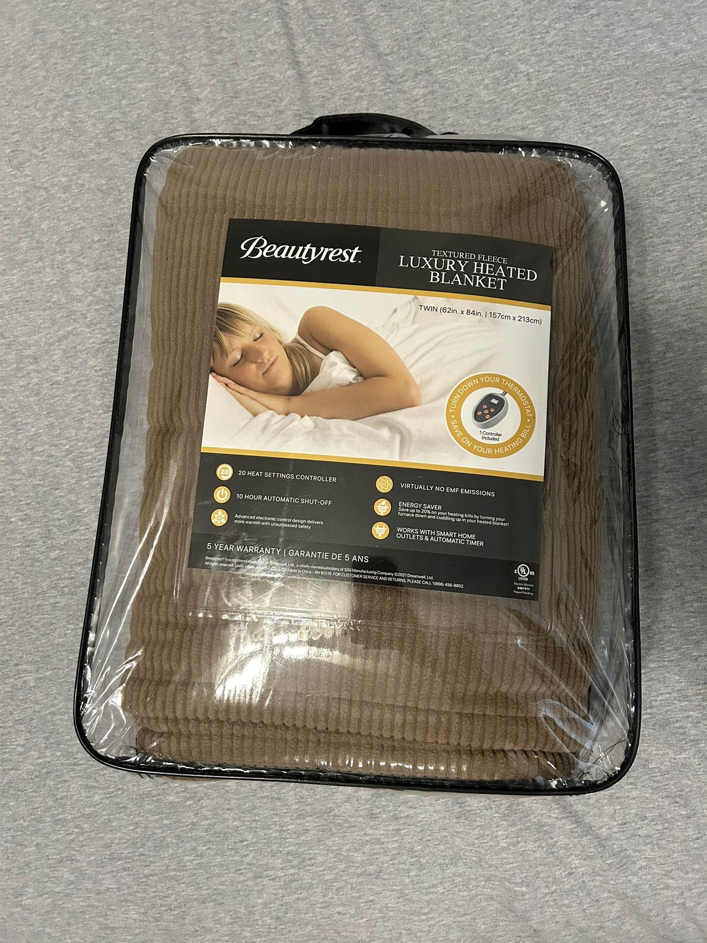 Twin Size Heated Blanket