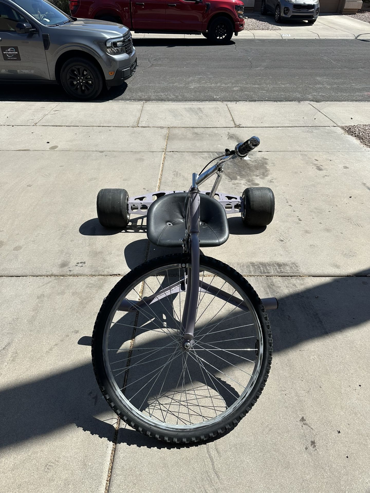 Trike frame ready for 212