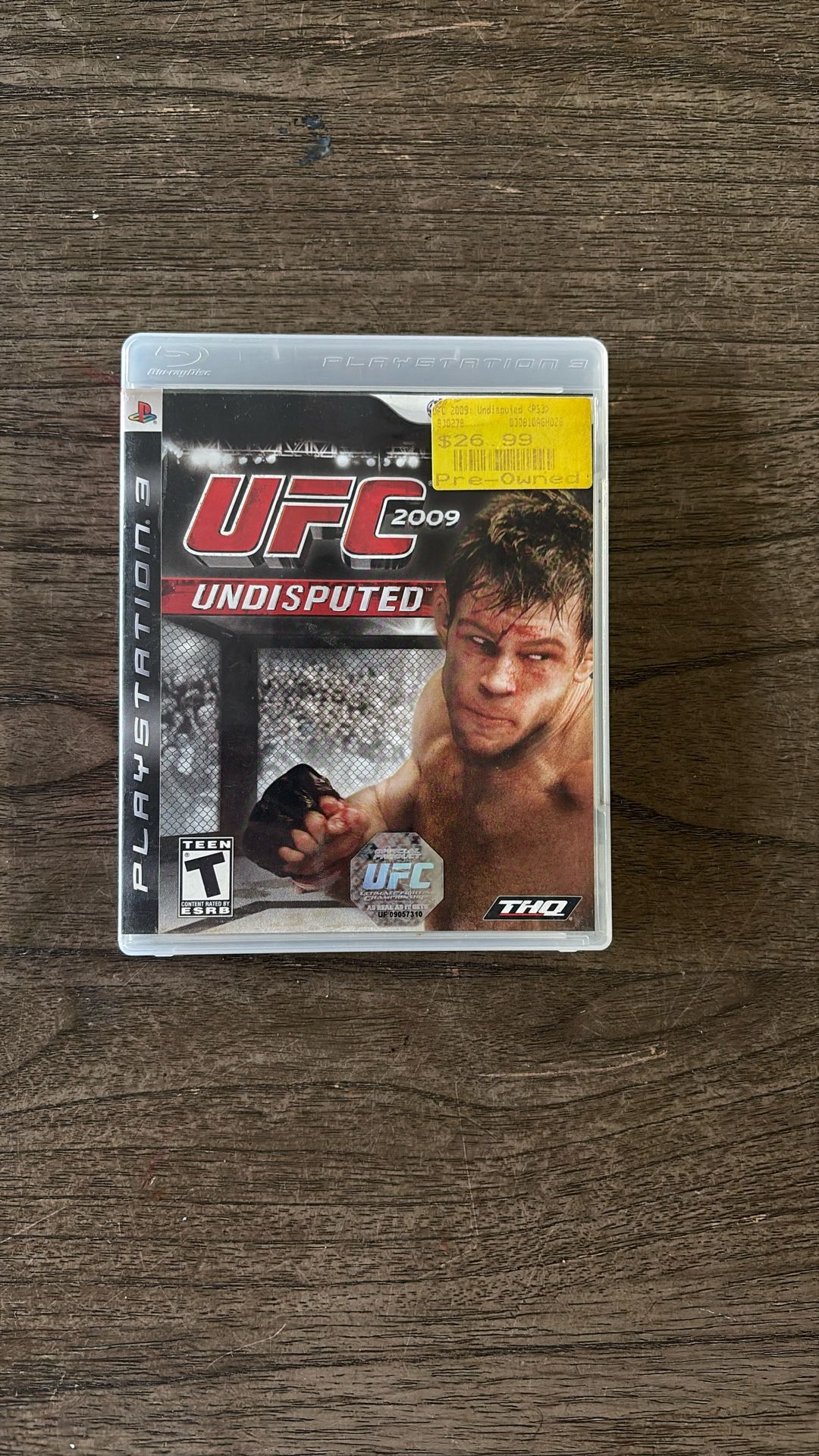 (PS3) UFC Undisputed 2009 CIB Clean Disc