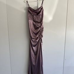 Corsette style pink/purple ballgown