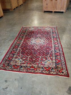 Persian-Style Floral Area Rug