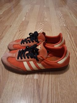 Orange halloween Adidas sz 10