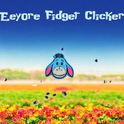 3D Printed Eeyore Fidget Clicker Winnie the Pooh Sensory Toy