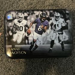 Lamar Jackson Card Box(no cards inside) 37 Card Sleeves, Patrick Mahomes II Card Box (no cards inside)