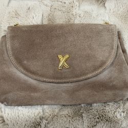 Paloma Picasso suede bag