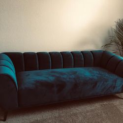 Turquoise Couch For Sal