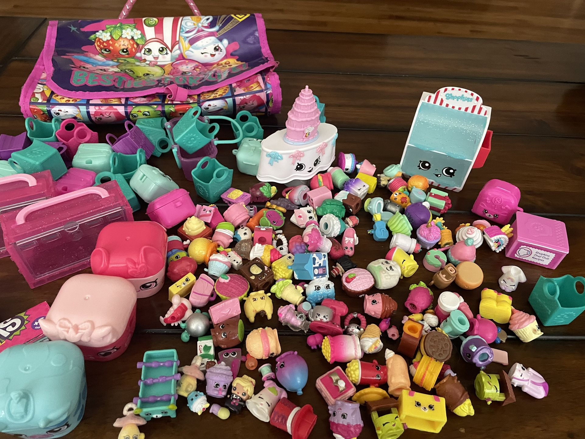 Lot Of Shopkins With Storage Bags