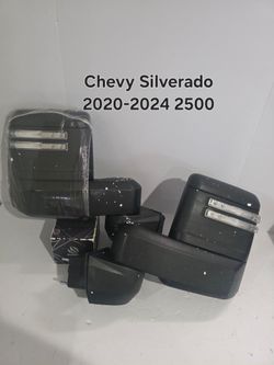 Chevy Silverado 2020-2024 Towing Mirrors 2500HD