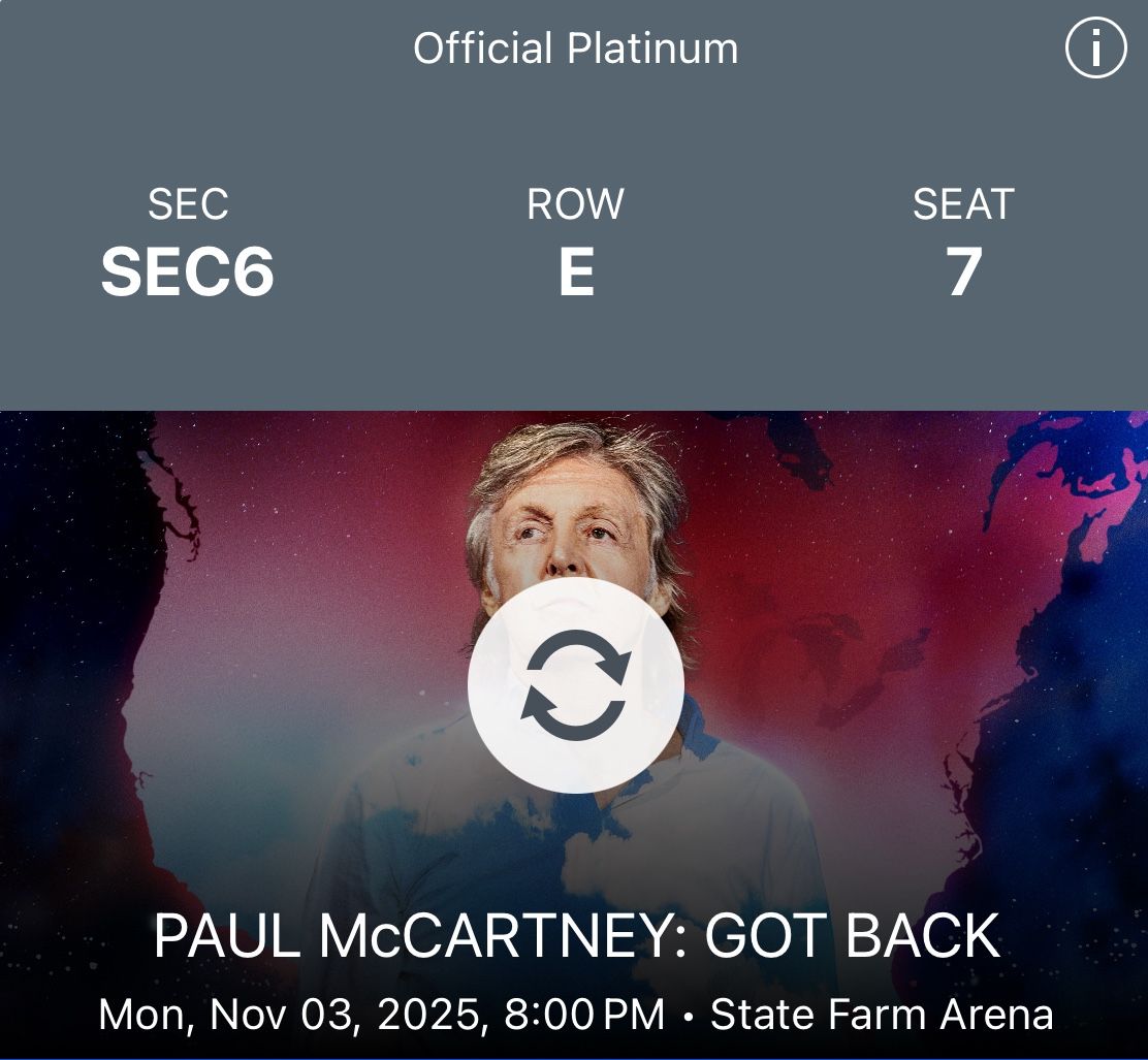 Paul McCartney - Floor Seats