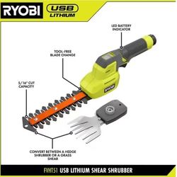 Shear Shrubber Kit/ Cortadora