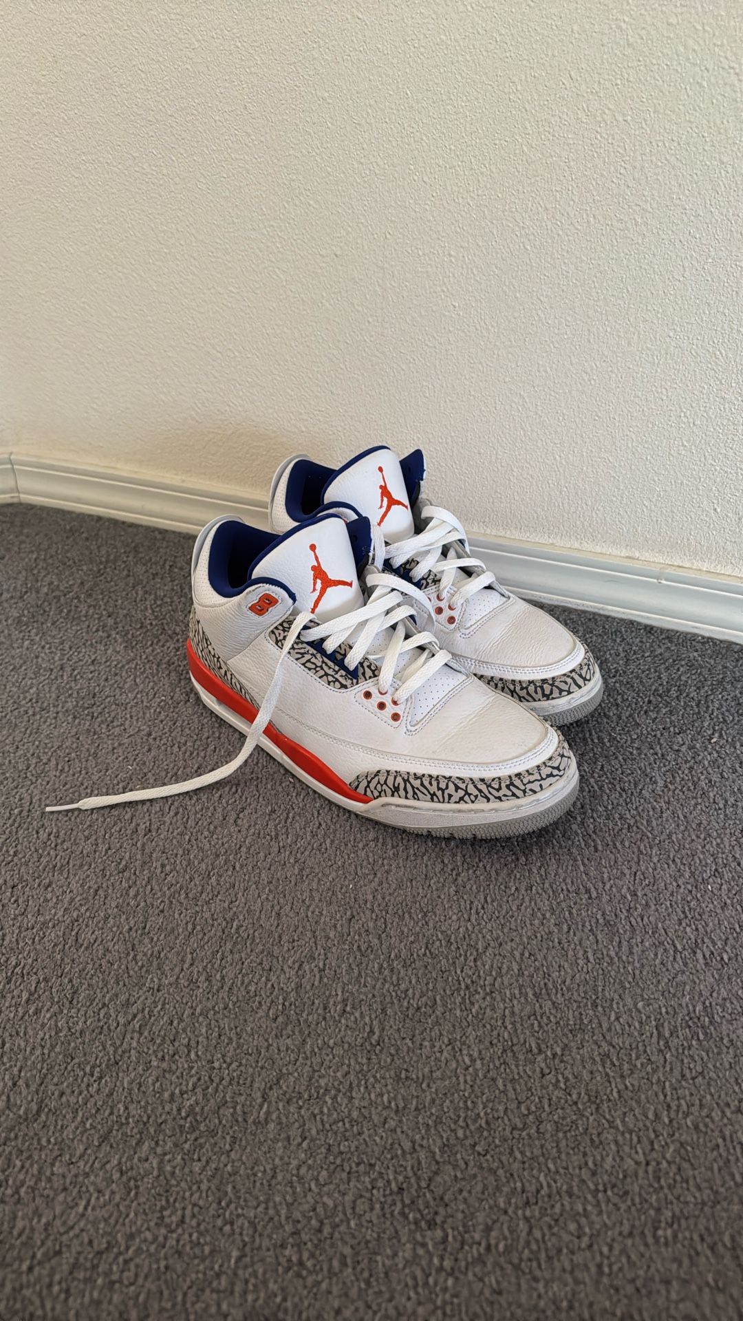 Jordan 3 Knicks Size 11 Men used 