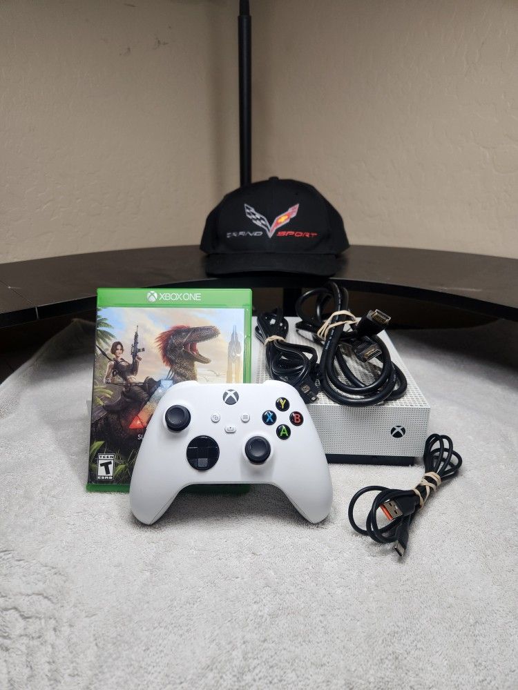 Xbox One S With Controller And Game