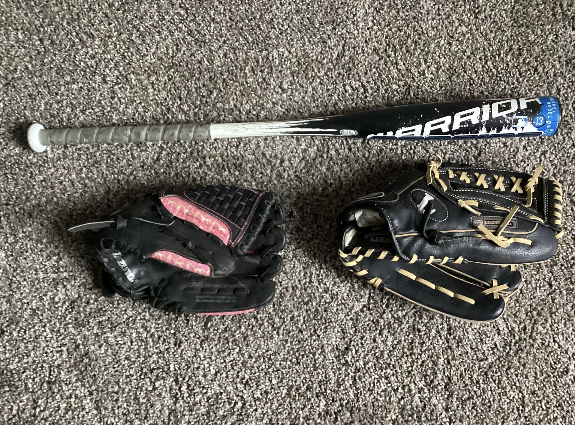 Baseball Bat & Glove Set