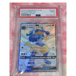 2019 Shiny LUCARIO PSA 9 POKEMON 