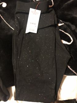Glitter girl tights size 10/12 new