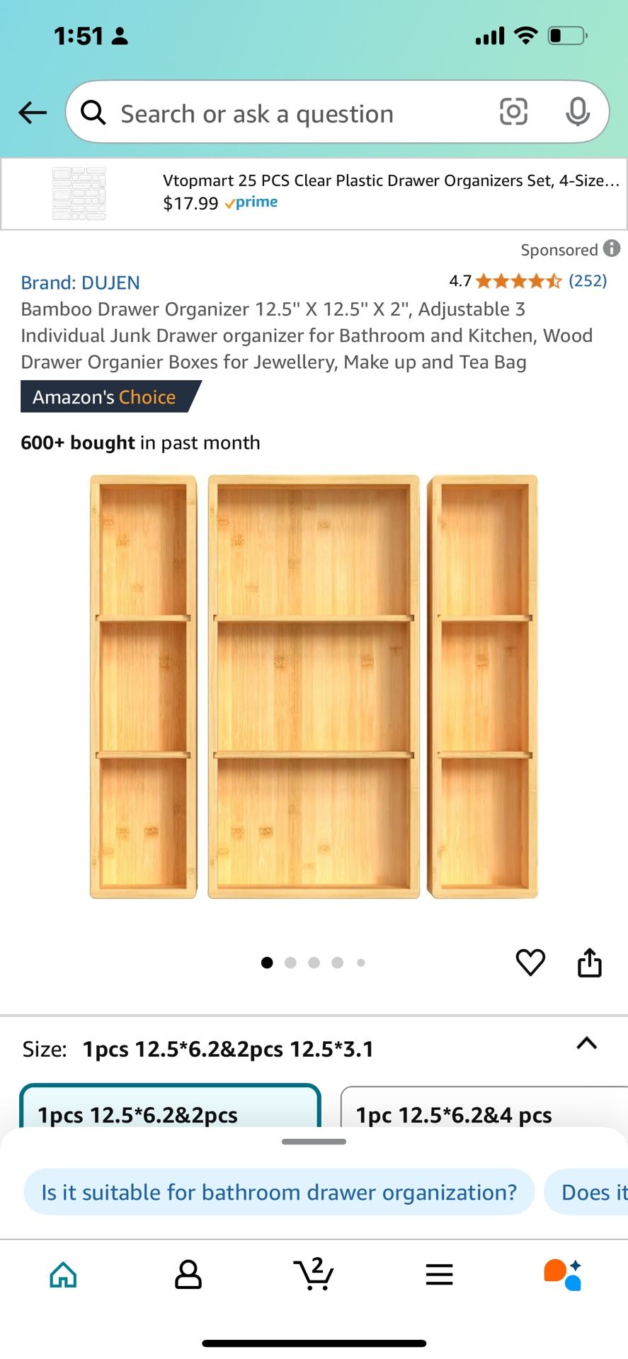 Drawer Organizer Set