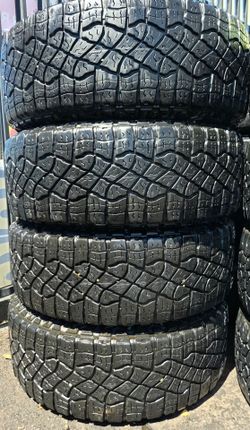 SET OF 4 USED LT 275/65R18 GOODYEAR