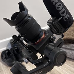 Sony a7III (Lens included) W/ Robin Stabilizer & Rode VideoMic Pro+