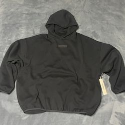 ESSENTIALS FEAR OF GOD HOODIE MENS LARGE BLACK